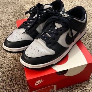 Georgetown dunk. Used condition, plenty of life.